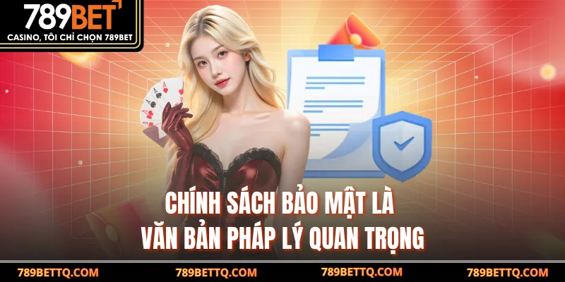 Chính Sách Bảo Mật là văn bản pháp lý quan trọng