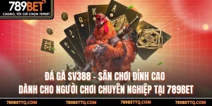 Đá Gà Sv388 - Sân Chơi Đỉnh Cao Dành Cho Người Chơi 789BET