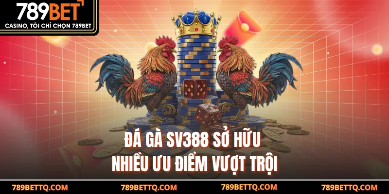 Đá gà Sv388 tại 789BET sở hữu nhiều ưu điểm vượt trội