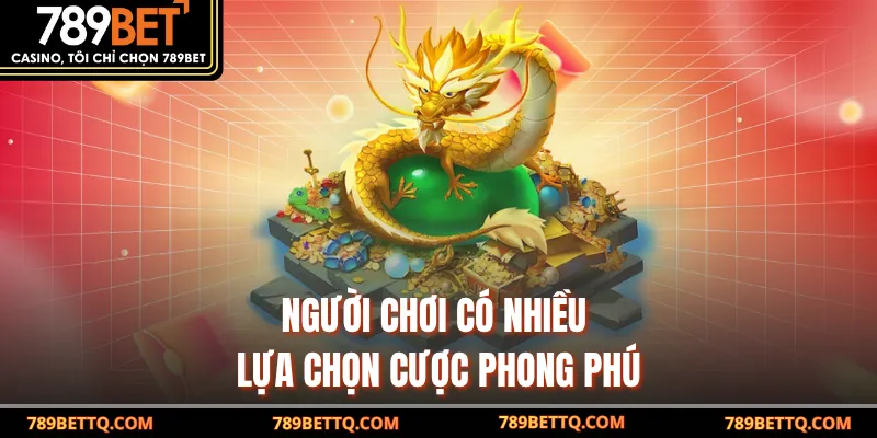 Người chơi có nhiều lựa chọn cược phong phú
