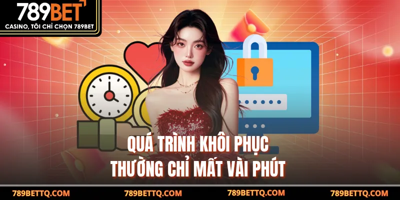 Quá trình khôi phục thường chỉ mất vài phút 